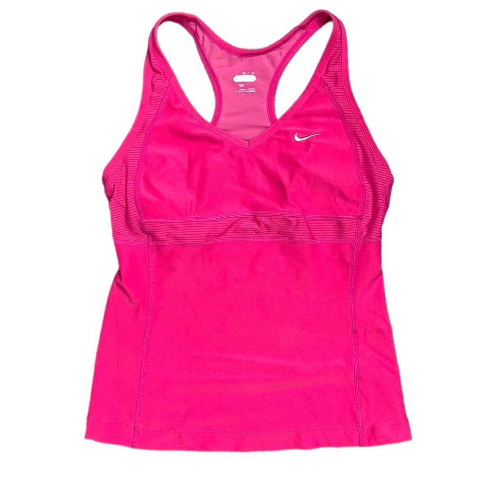 Hot Pink Nike Racerback Sports Tank Top